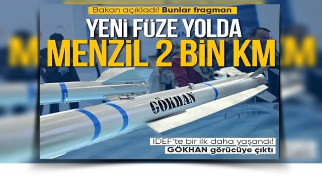 TÜBİTAK'ın milli ramjet motorlu hava-hava füzesi GÖKHAN ilk kez görücüye çıktı!