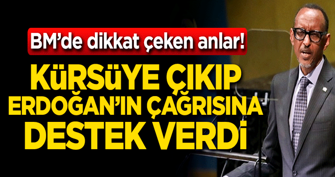 Kürsüden Erdoğan'ın çağrısına destek verdi