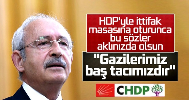 Kemal Kılıçdaroğlu, gazileri kabul etti