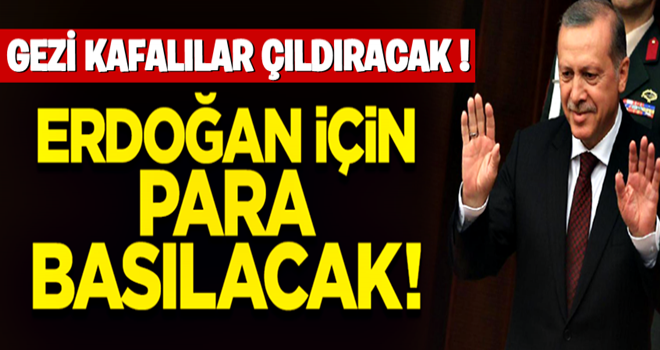 Külliye'deki törene katılan davetlilere Erdoğan için basılan para dağıtılacak