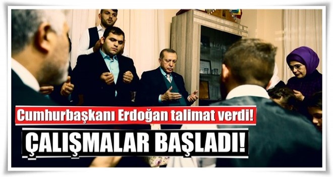 Cumhurbaşkanı Erdoğan talimat verdi! Eren Bülbül'ün ailesine yeni ev