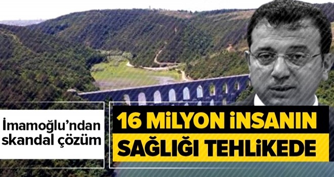 Ekrem İmamoğlu, İstanbullulara şebeke suyu sağlamak için barajlara kuyu suyu aktarmaya başladı .