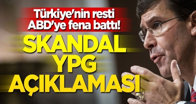 Türkiye'nin rest çekmesi ABD'ye fena battı! Skandal YPG açıklaması