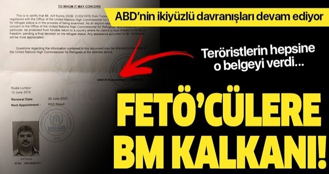 ABD'den FETÖ'cülere BM kalkanı .