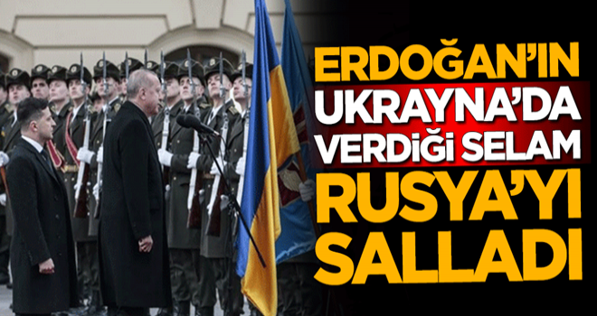 Başkan Erdoğan'ın Ukrayna'da verdiği selam, Rusya'yı salladı