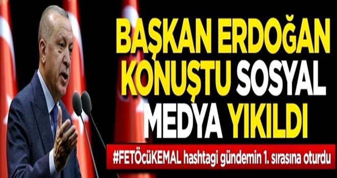 Cumhurbaşkanı Erdoğan'ın bugünkü tarihi konuşmasının ardından sosyal medya yıkıldı