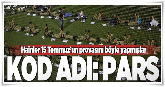 Darbecilerden 15 Temmuz provası .