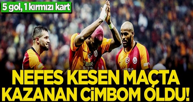 Nefes kesen maç Galatasaray'ın!