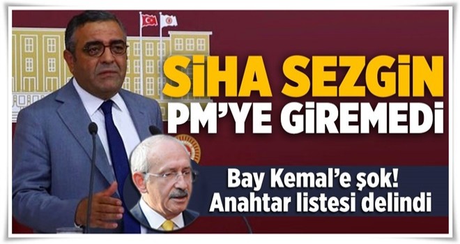 Kılıçdaroğlu'nun listesindeki 9 kişi PM'ye giremedi .