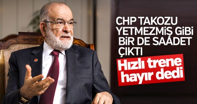 Karamollaoğlu'na göre hızlı tren hizmet değil