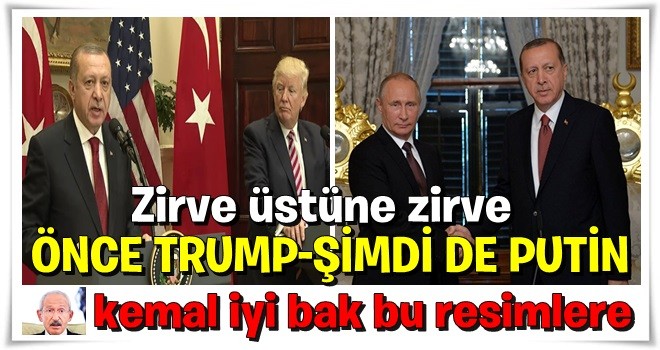 Önce Trump sonra Putin