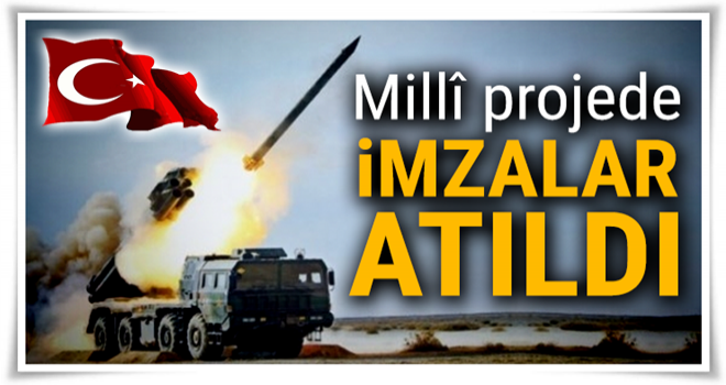 Millî projede imzalar atıldı