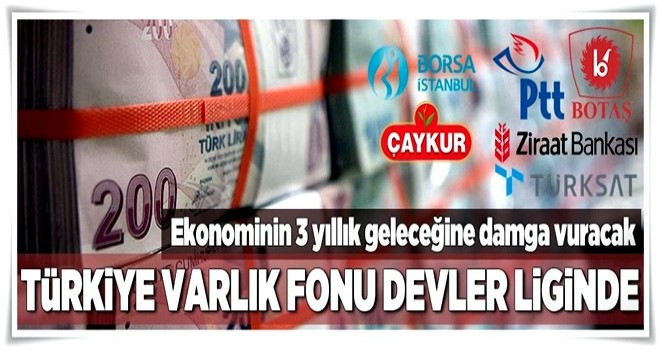 Türkiye Varlık Fonu devler liginde! .