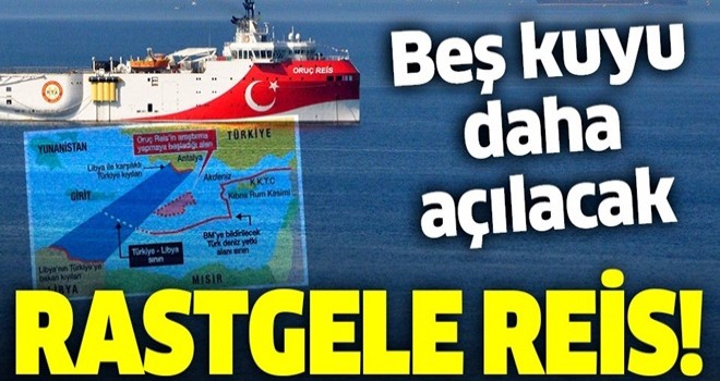 Türkiye Akdeniz'de Navtex ilan etti: Rastgele Oruç Reis