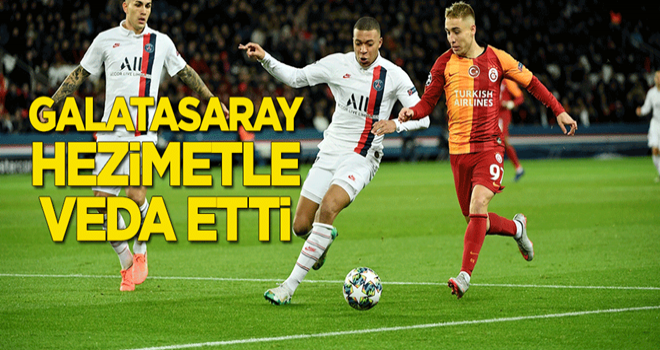 Galatasaray Devler Ligi'ne ağır hezimetle veda etti!