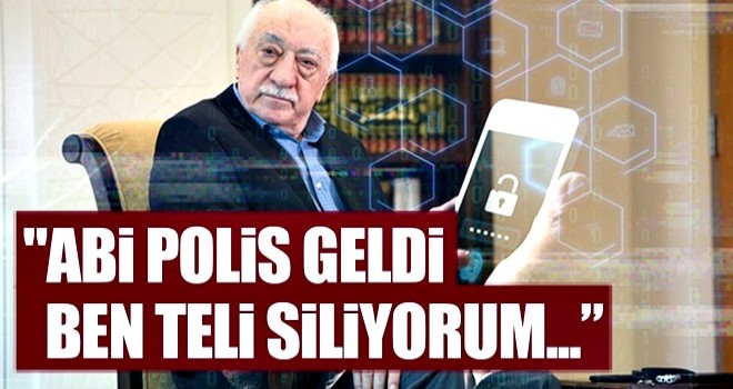 FETÖ'cüler polisler gelmeden 'FALCON' yazışmalarını silmeye çalışmış!