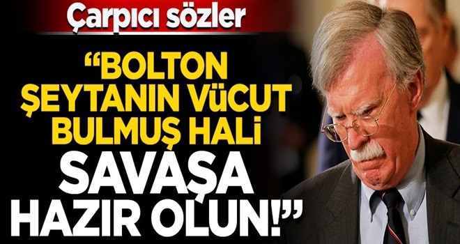 Al Jazeera'nin önemli isminden çarpıcı sözler: Bolton, İran ile savaş istiyor!