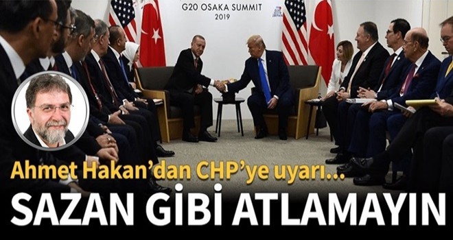 Ahmet Hakan'dan CHP'ye fotoğraf uyarısı!