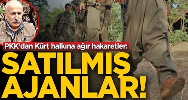 PKK’dan Kürt halkına ağır hakaretler! ‘Satılmış ajanlar’