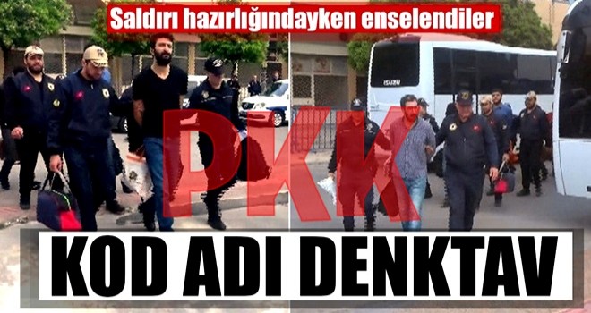 Mersin'de bombalı eylem hazırlığındaki PKK'lılar yakalandı