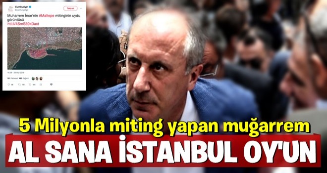 Muharrem İnce İstanbul'da da hezimeti yaşadı