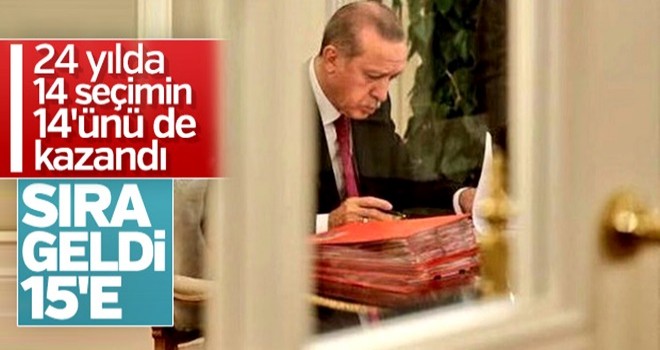 Başkan Erdoğan yerel seçim çalışmalarına başladı