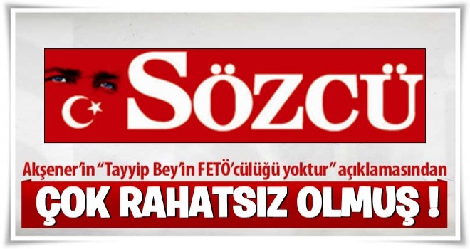 Sözcü Yazarı Akşener'in o açıklamasından rahatsız oldu