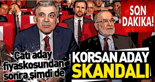 Çatı fiyaskosundan sonra şimdi de korsan aday skandalı .