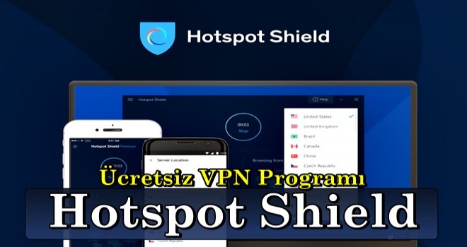 Dünyada En Çok İndirilen Ücretsiz VPN Programı – Hotspot Shield