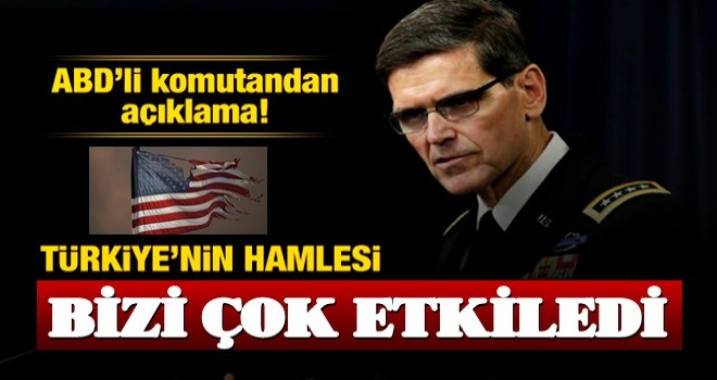 ABD'den açıklama: ''Türkiye bizi etkiledi''