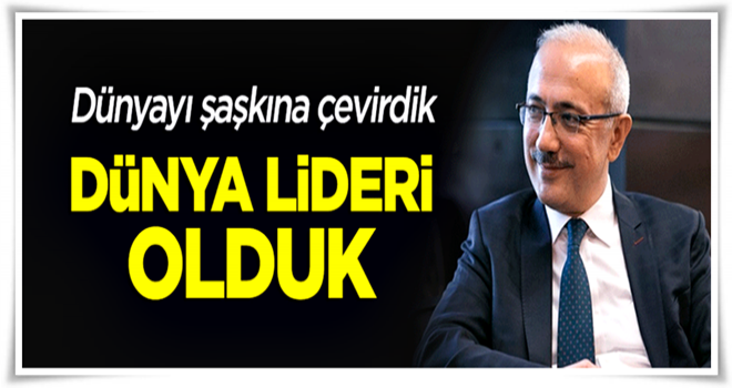 "Dünya liderliği koltuğuna oturduk"