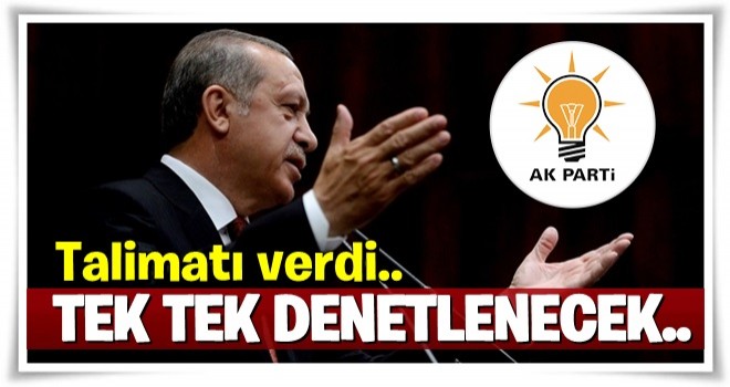 Cumhurbaşkanı Erdoğan'dan flaş talimat