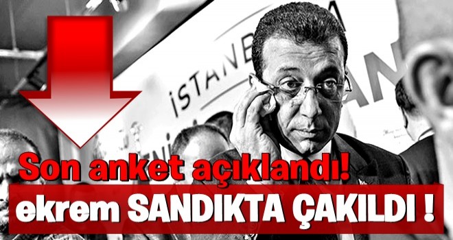 Son anket açıklandı! Ekrem İ. sandıkta kaldı