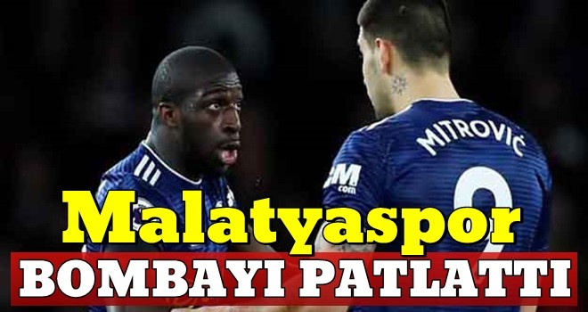 Malatyaspor bombayı patladı! Bugün geliyor