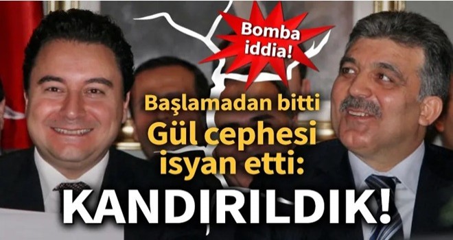 'Ali Babacan ile Abdullah Gül yolları ayırdı' iddiası