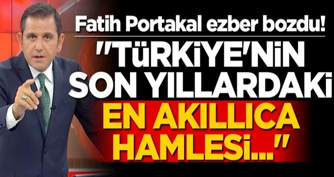 Fatih Portakal ezber bozdu!