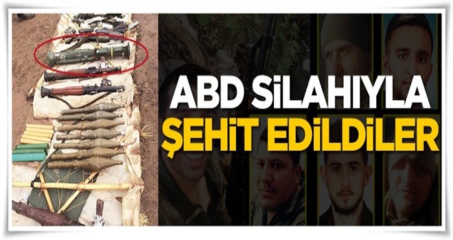 ABD silahıyla şehit edildiler