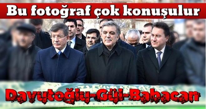 Gül, Davutoğlu, Babacan bir arada