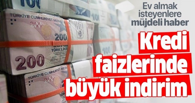 Ziraat Bankası konut kredisi faiz oranlarını düşürdü.