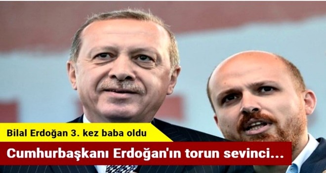 Cumhurbaşkanı Erdoğan'ın torun sevinci...