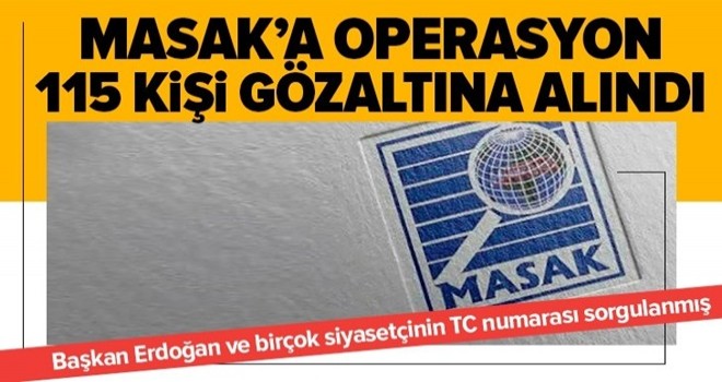 MASAK'a FETÖ operasyonu! Başkan Erdoğan'ın TC kimlik numarasıyla sistemde sorgulama yapmışlar .