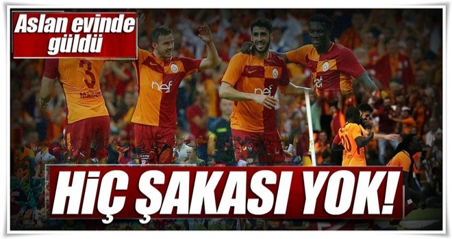 Aslan'ın hiç şakası yok: 3-0