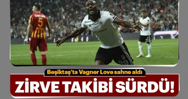 Beşiktaş zirve takibini sürdürdü