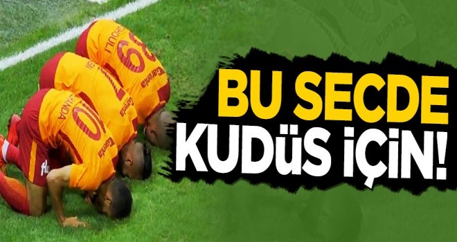 Galatasaraylı futbolcular 'Kudüs' kararına böyle tepki gösterdi