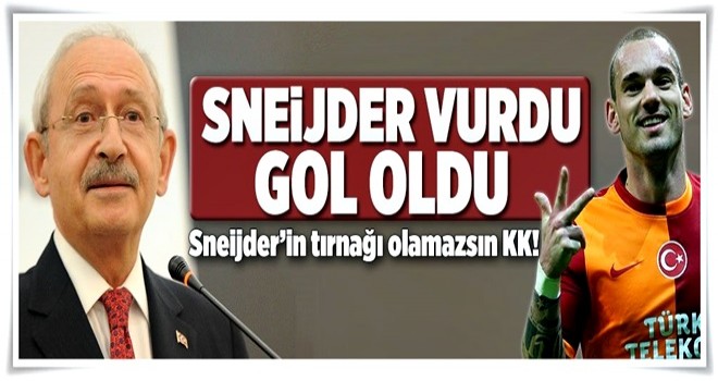 Sneijder Vurdu gol oldu .