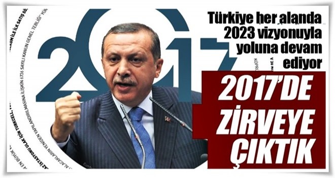 2017’de zirveye çıktık