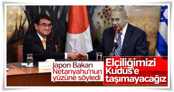 Japon Bakan Kono: Elçiliğimizi Kudüs'e taşımayız