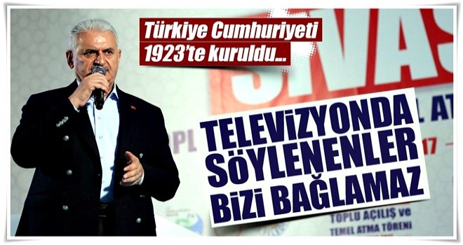 Başbakan Yıldırım'dan 'yeni devlet kuruluyor' sözlerine tepki!