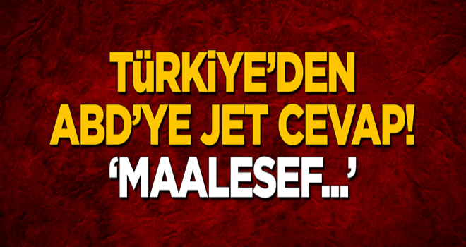 Türkiye'den ABD'ye jet 'Menbiç' cevabı!