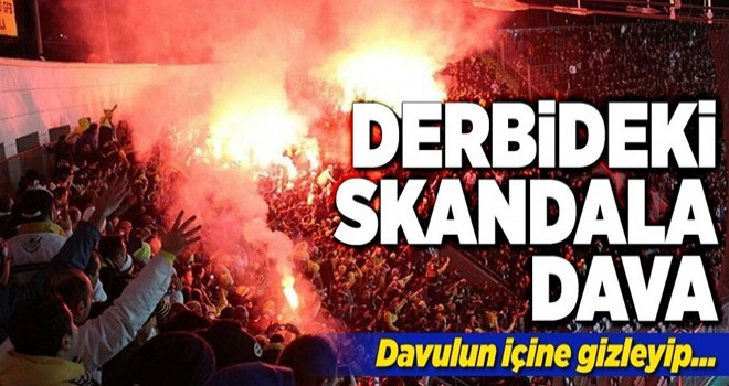 Beşiktaş-Fenerbahçe maçındaki skandala dava .